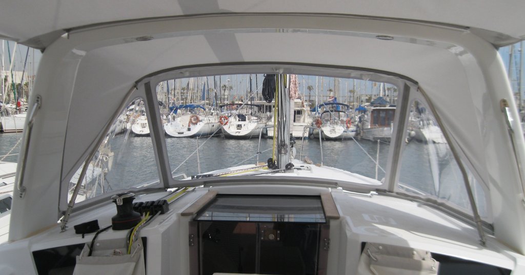 Sprayhood For Oceanis 35.1 with arch - sprayhoodz.eu