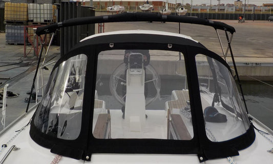 Bavaria 34 Sprayhood Replacement Example - sprayhoodz.eu